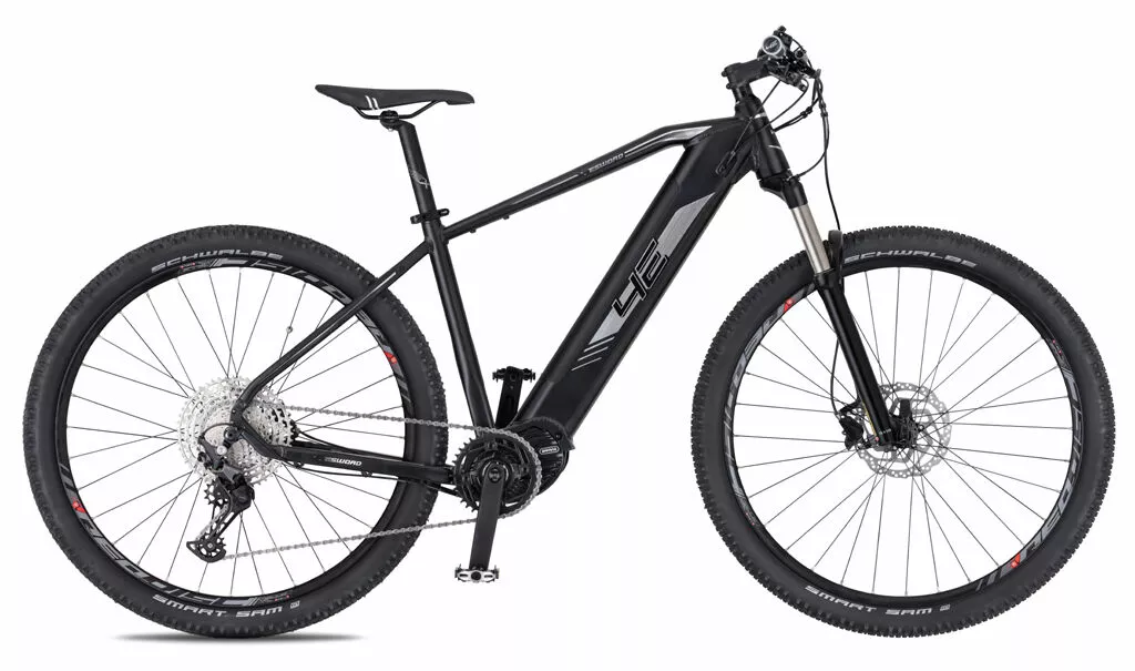 4EVER Bikes ESWORD SPORT Elcykel, Sort/ Metal Sølv