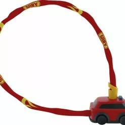 ABUS Børne Kædelås Rød Bil