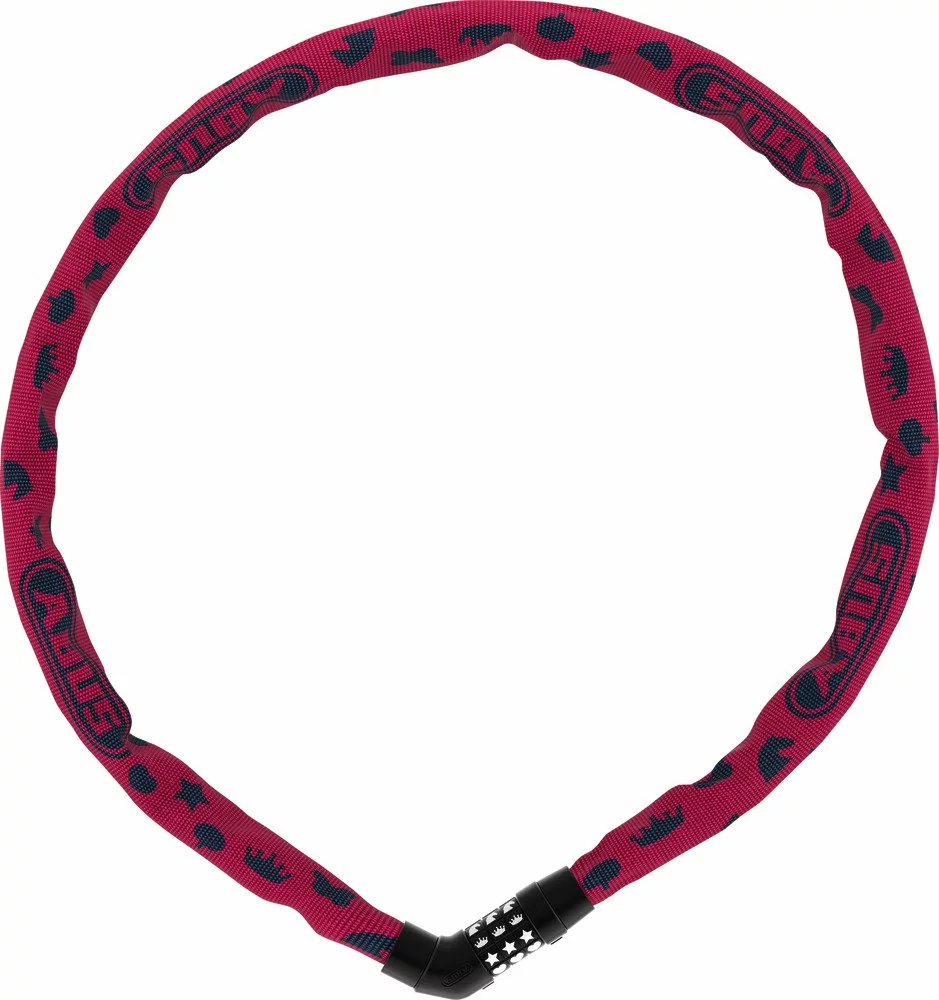 Abus Steel-O-Chain 4804 75 Cm Pink M. Symboler