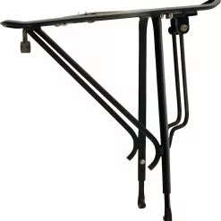 Avenue Bagagebærer Med Klap 28-29" Blank Sort