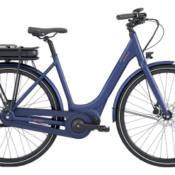 E-Fly Away II 7 Gear- Dame Elcykel - Natblå Mat