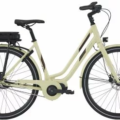 E-Fly Via Med Centermotor - 7 Gear - Creamfarvet