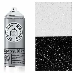 Spray.Bike Klarlak Med Sølv Glimmer Effekt 400 Ml