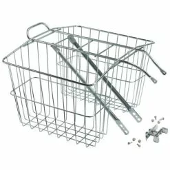 Wald Bagagebærer Med Kurve Sølv Large