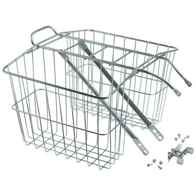 Wald Bagagebærer Med Kurve Sølv Large