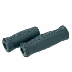 BIKE ATTITUDE Håndtagssæt Sort Læderlook 127mm Og 90 Mm