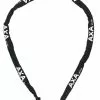 AXA Rigid Kædelås Med Kode 120 Cm Sort